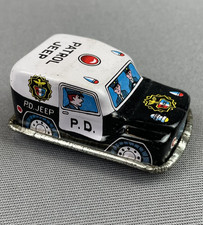 Vintage Tinplate Patrol Jeep