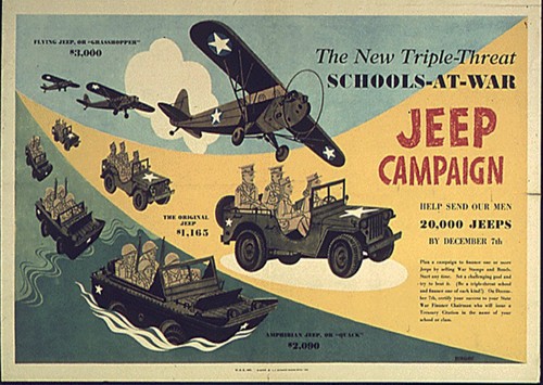 Vintage wwii jeep campaign - vintage,